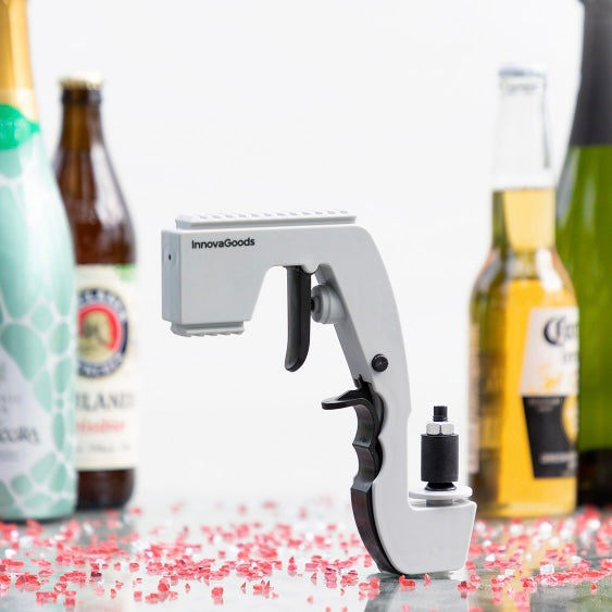 Blafi Party Set: Bierpistole, Wein oder Champagner Stopper, Bieröffner.  Champagner Gun oder Bier Gun Party Set für Geburtstag, Hochzeitsfeier -  .de